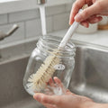 Double-Head Cup Cleaning Brush | Long Handle Bottle & Lid Brush Set for Cups, Mugs, Baby Bottles & Narrow Jars | Kitchen Scrubber