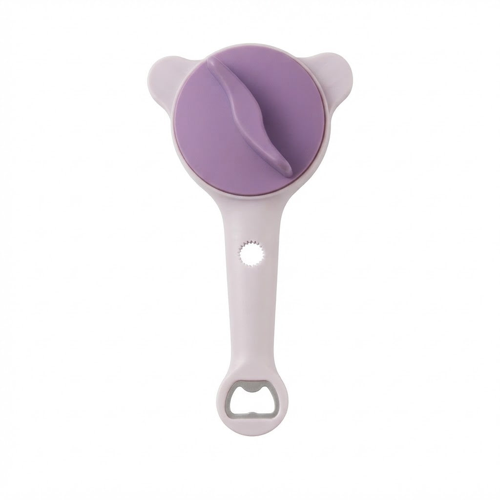 Manual Adjustable Jar Opener | Non-Slip Bottle & Can Opener, Multi-Function Lid Twist Wrench for Tight Lids | Ergonomic Grip