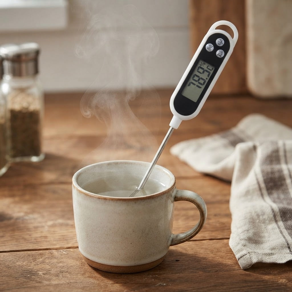 Digital Food Thermometer TP300 | High-Precision Kitchen Probe for Water, Food & Cooking Temperature | Pen-Style Instant Read