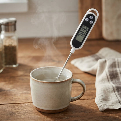 Digital Food Thermometer TP300 | High-Precision Kitchen Probe for Water, Food & Cooking Temperature | Pen-Style Instant Read
