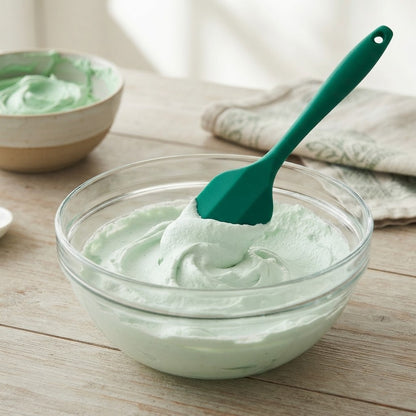 Food-Grade Silicone Spatula | One-Piece Flexible Heat-Resistant Baking Spatula for Mixing, Scraping & Folding | Dough Scraper