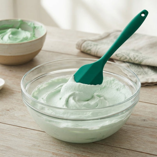 Food-Grade Silicone Spatula | One-Piece Flexible Heat-Resistant Baking Spatula for Mixing, Scraping & Folding | Dough Scraper