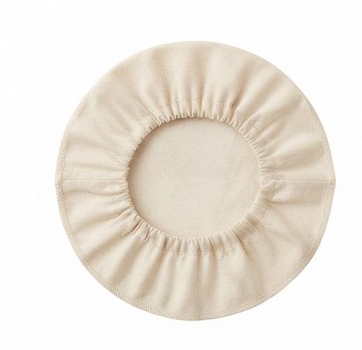 Reusable Linen Fermentation Jar Cover | Elastic Canvas Cloth Lid for Fermenting Bread Dough, Kombucha & Pickles | Dust Cover with Temp Strip