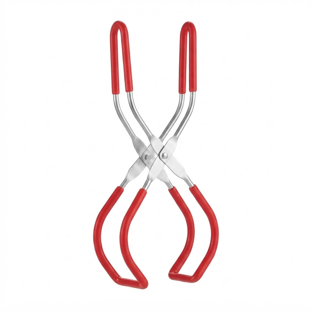 Stainless Steel Can Tongs & Dish Clamp | Multi-Use Kitchen Grabber for Plates, Bowls & Canned Food | Non-Slip Heat-Resistant Lifter