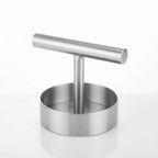 Stainless Steel Burger Press | Hamburger Patty Maker for Beef Patties, Rice Balls & Dumpling Skins | Kitchen Meat Press Tool